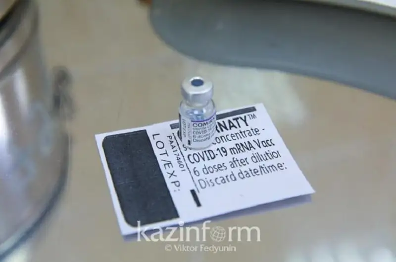 «Pfizer» vaktsınasyn 874 298 jasóspirim saldyrdy