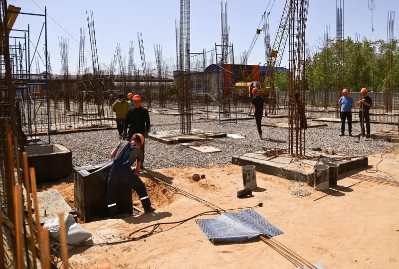 Казарму и учебный корпус строят для военной академии в Петропавловске