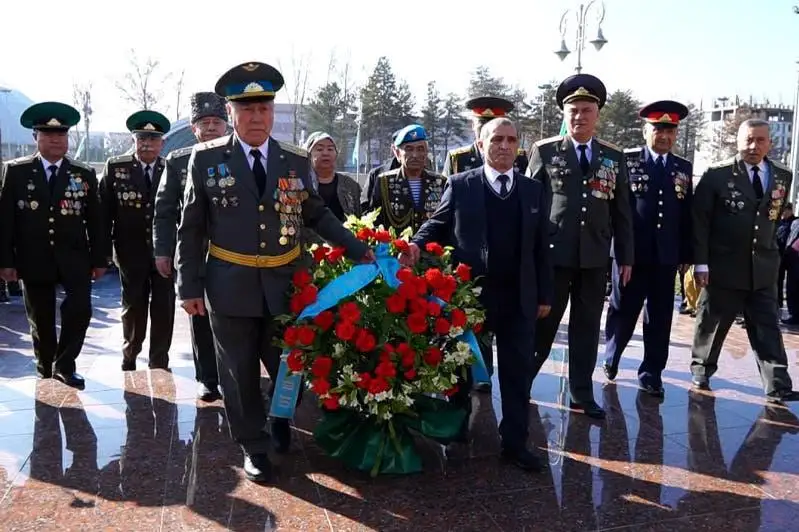 Казахстанских воинов-интернационалистов поздравили ветераны Узбекистана