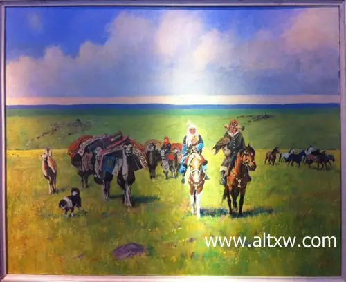 التاي قالاسىندا 2 - كەزەكتى ماي بوياۋلى سۋرەت كورمەسى اشىلدى(5)