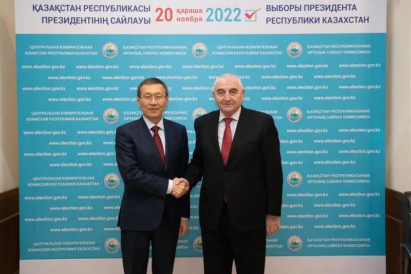 Состоялись встречи председателя ЦИК РК  с председателями ЦИК Узбекистана и Азербайджана