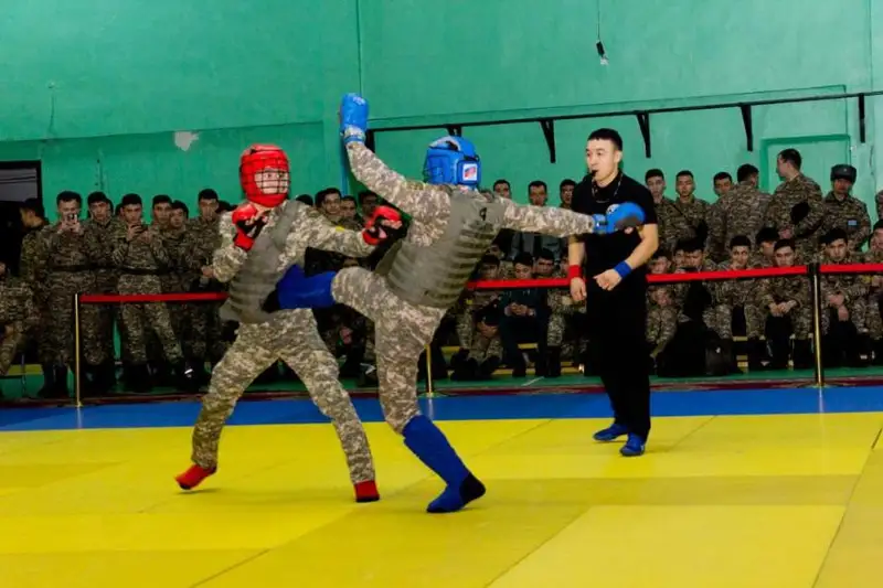 Чемпионат по рукопашному бою среди курсантов прошел в Алматы