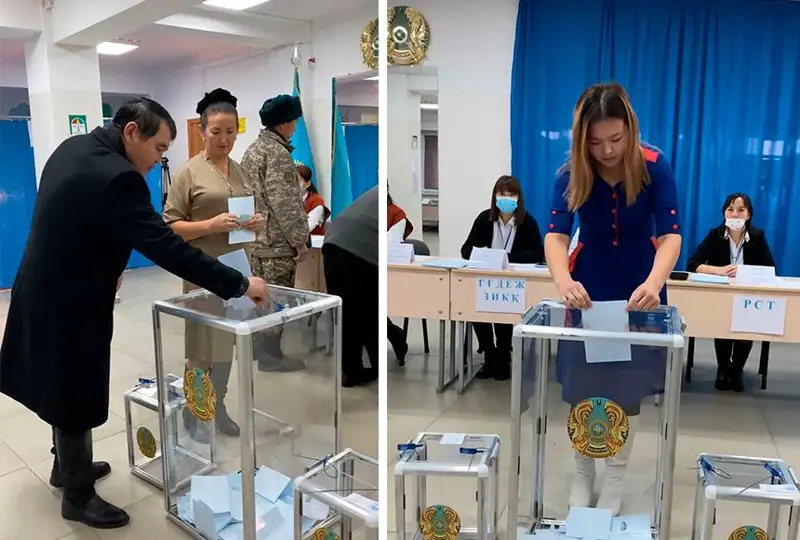 Самая молодая избирательница и мать 14 детей проголосовали на выборах в Жетысуской области