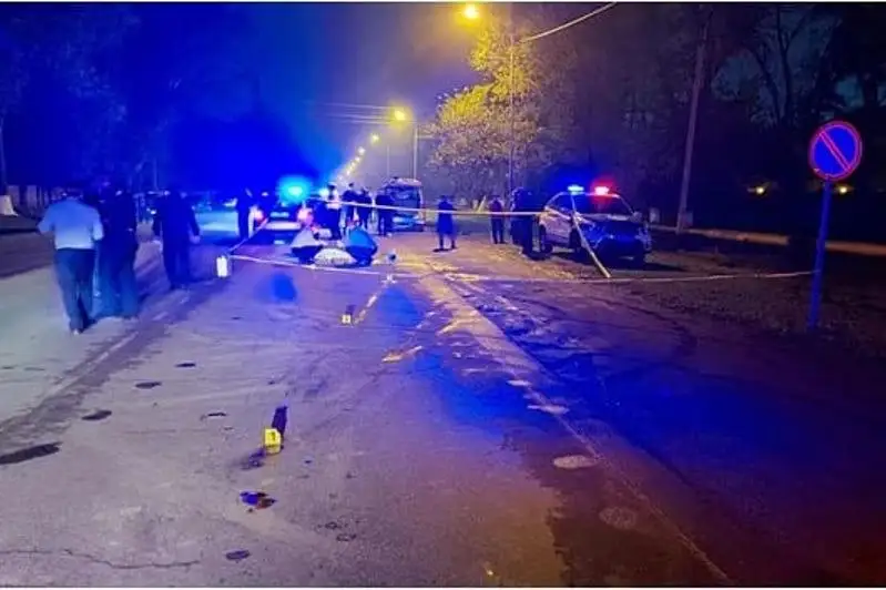 Пешехода сбили на трассе в Жамбылской области