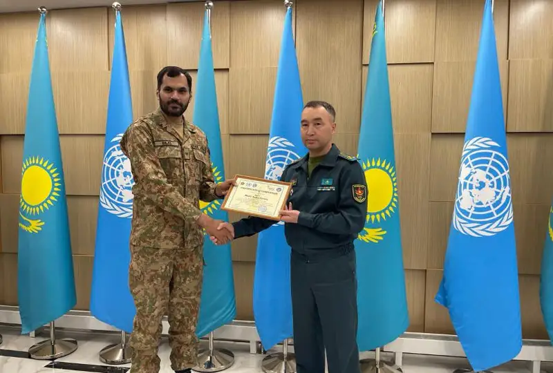 United Nations Staff Officer Course завершился в Алматы