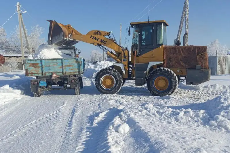В Павлодарской области вывезено свыше миллиона кубометров снега