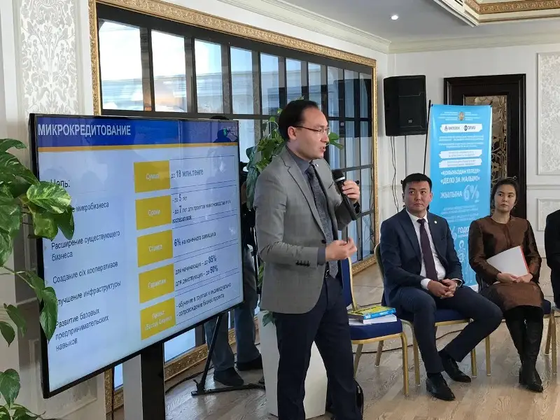 Шымкентте кәсіпкерлікпен айналысамын деушілерге 6 пайызбен несие берілуде