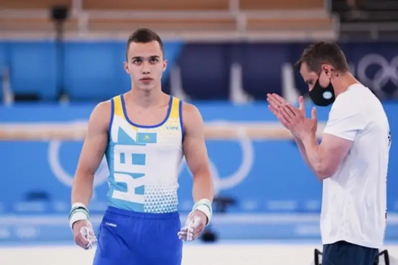 Казахстанский гимнаст Милад Карими стал серебряным призером Кубка мира в Баку