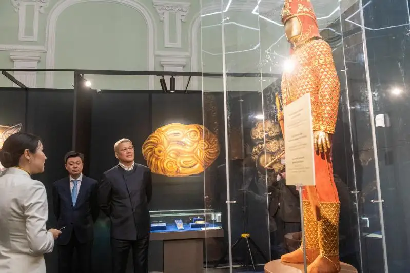 Казахстанского «Золотого человека» представили на выставке в Башкортостане