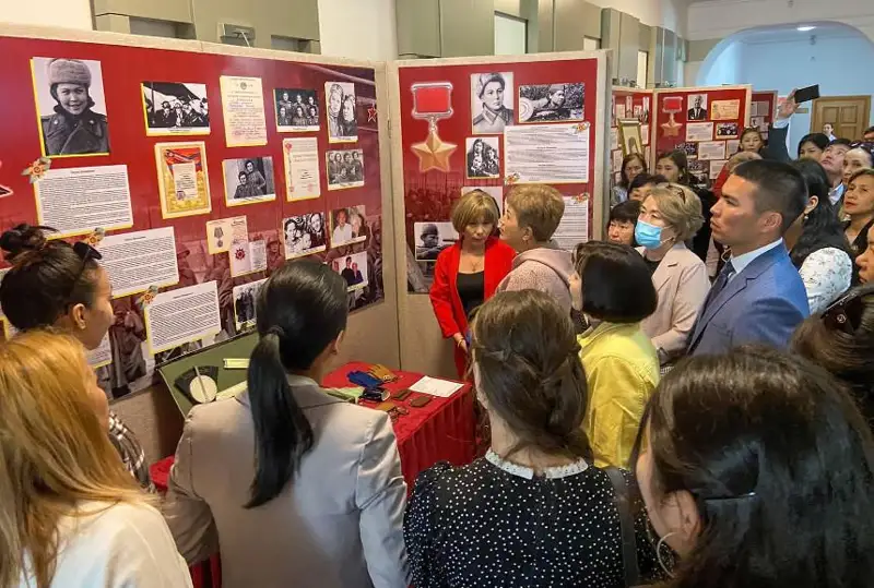 Выставка к 100-летию Хиуаз Доспановой прошла в Уральске