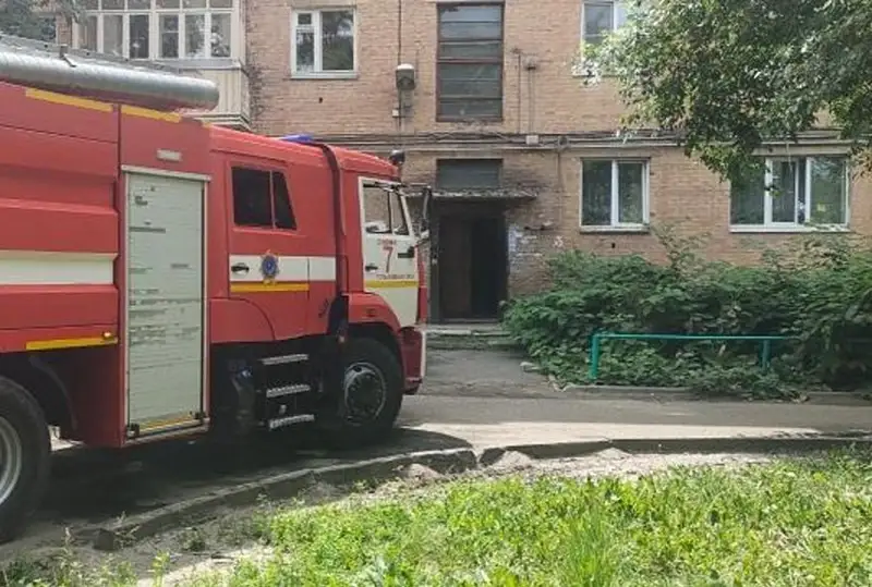 Өскеменде пәтерден өрт шығып, екі бала зардап шекті