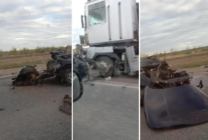 Батыс Қазақстанда жеңіл және жүк көліктері түйісіп, жүргізуші мерт болды