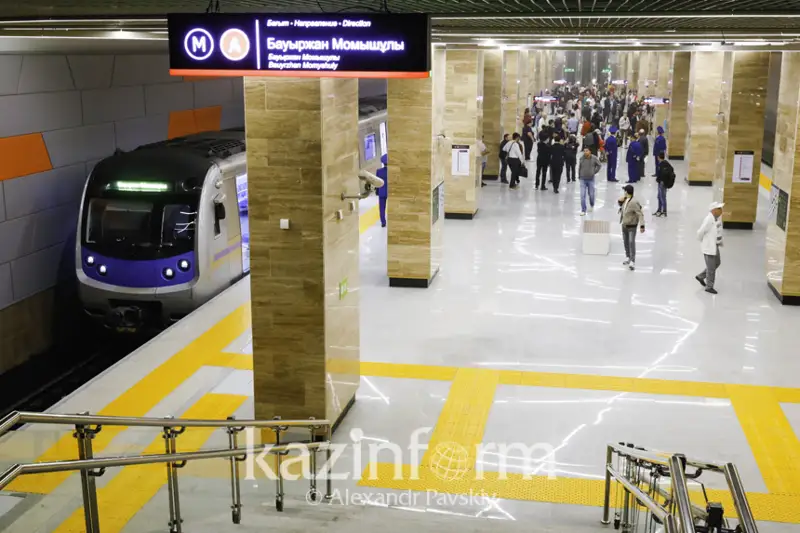 Almatyda ortalyq pen shetki aýdandardy baılanystyratyn 2 metro stantsııasy iske qosyldy