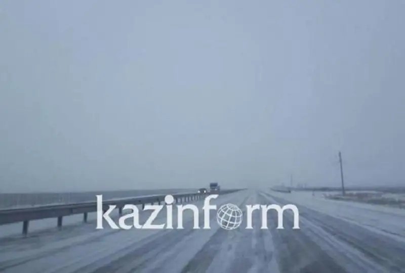Из-за метели ограничили автодвижение между Астаной и Кокшетау