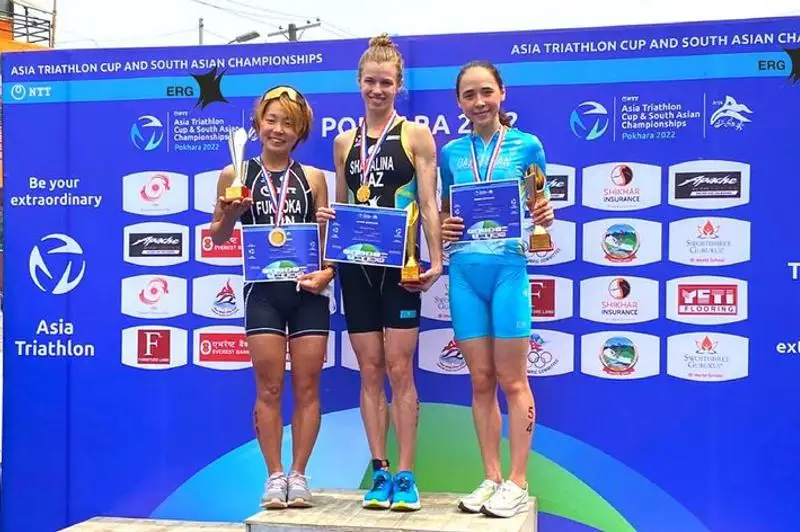 Казахстанка Екатерина Шабалина выиграла чемпионат Южной Азии по триатлону
