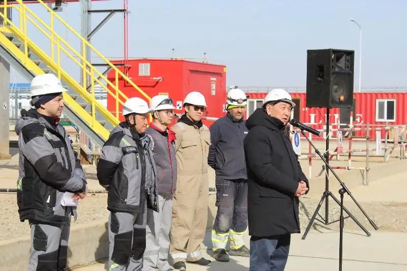 Газовую турбину запустили на газохимическом комплексе в Атырауской области