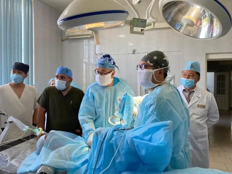 Kókshetaý qalalyq aýrýhanasynda ýrologııa boıynsha sheberlik synyby ótti