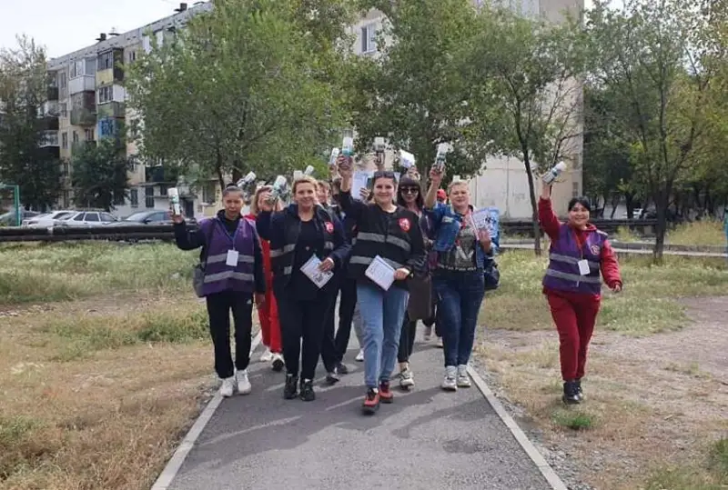 Наркограффити закрасили в Павлодаре и Экибастузе