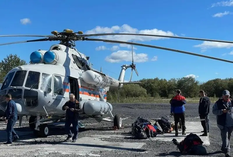 Тела 9 погибших туристов и гида эвакуировали с Ключевского вулкана в России