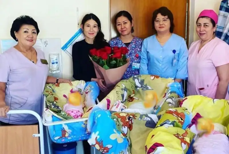 Тройня родилась по ЭКО в Алматы