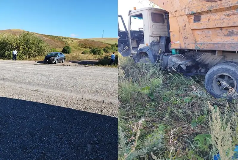 Три человека пострадали при столкновении легкового авто с грузовиком