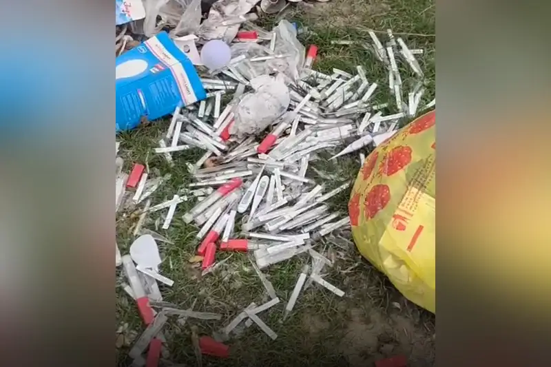 Опасные медотходы выбросили на свалку в Алматинской области