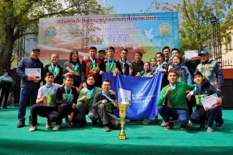 Участники легкоатлетической эстафеты в столице преодолели более 5 км