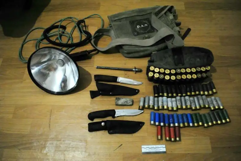 Вооруженных браконьеров с тушей кабана задержали в Костанайской области