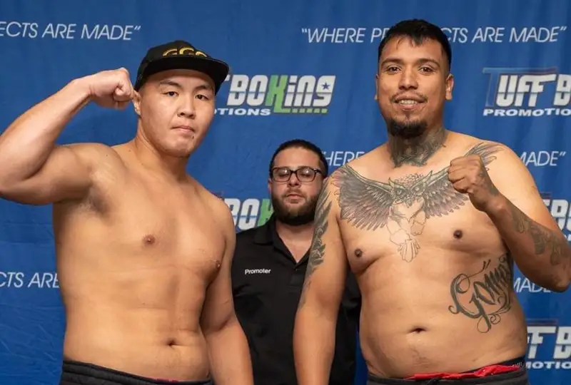 Казахстанский «Панда» прошел взвешивание перед боем в США