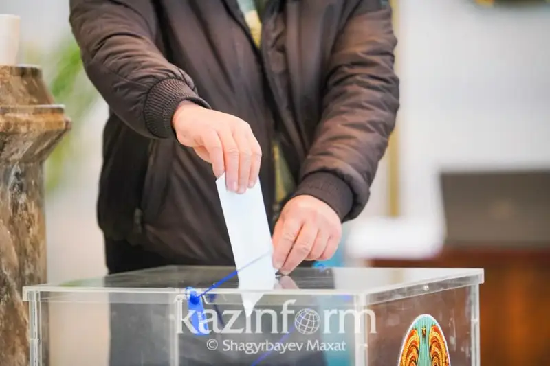 В селе Кендерли Мангистауской области впервые проходят выборы Президента