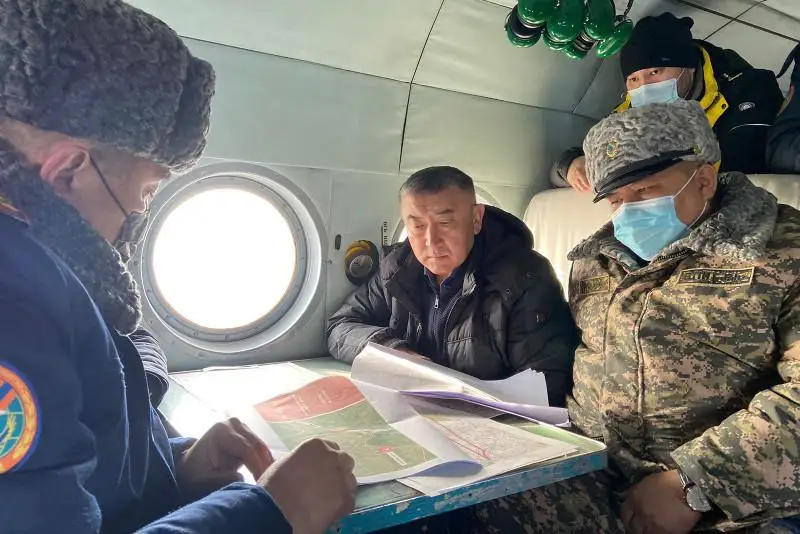 Облет паводкоопасных участков провели в Восточном Казахстане