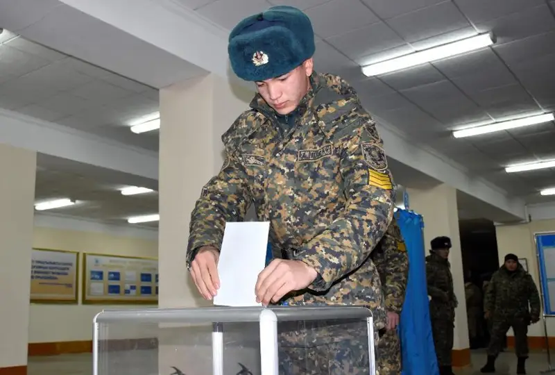 Петропавлдағы әскери жоғары оқу орнында дауыс беру аяқталды