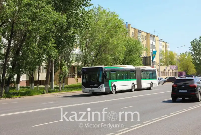 Два автобусных маршрута изменили схему движения в Нур-Султане
