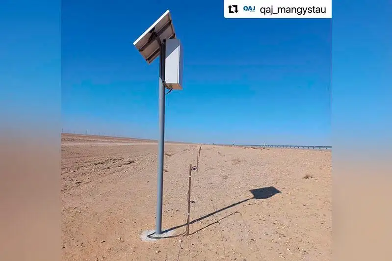 Mańǵystaý oblysynyń trassalaryna «elektr baqtashy» ornatyldy