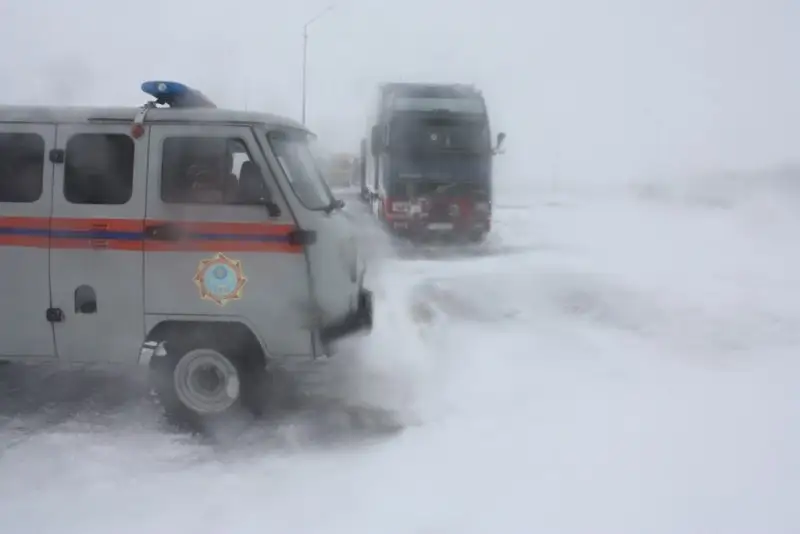 В Карагандинской области спасатели