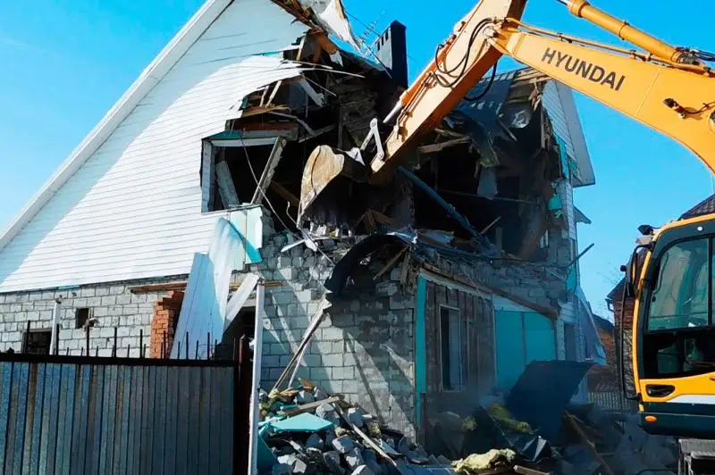 Около 50 частных домов снесут в микрорайоне Петропавловска