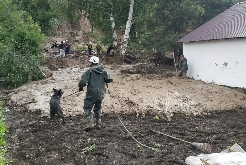 Оплывина разрушила дом в Текели - спасатели ищут пятилетнюю девочку