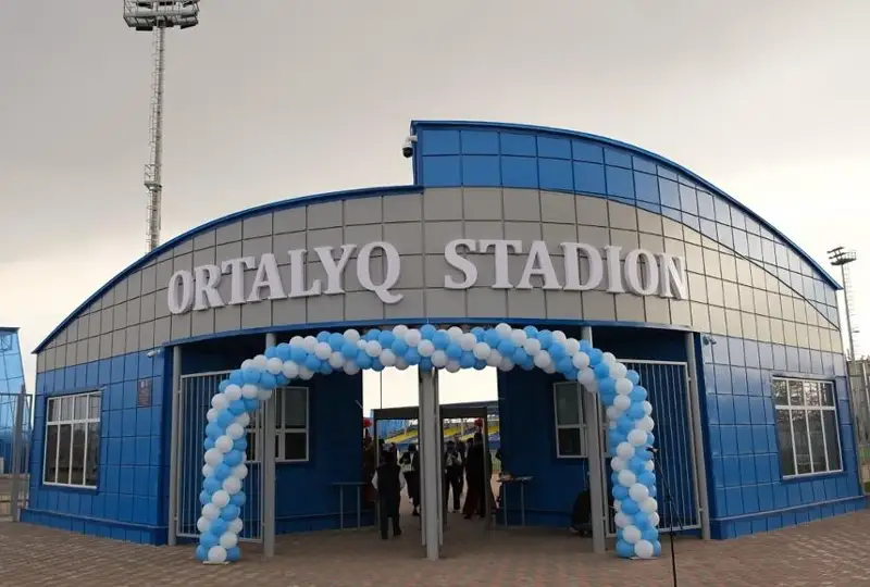 Стадион на три тысячи мест открыли в Атырауской области