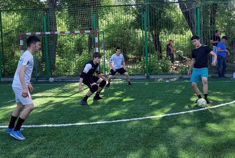 Новые спортплощадки появились в Центральном парке Караганды