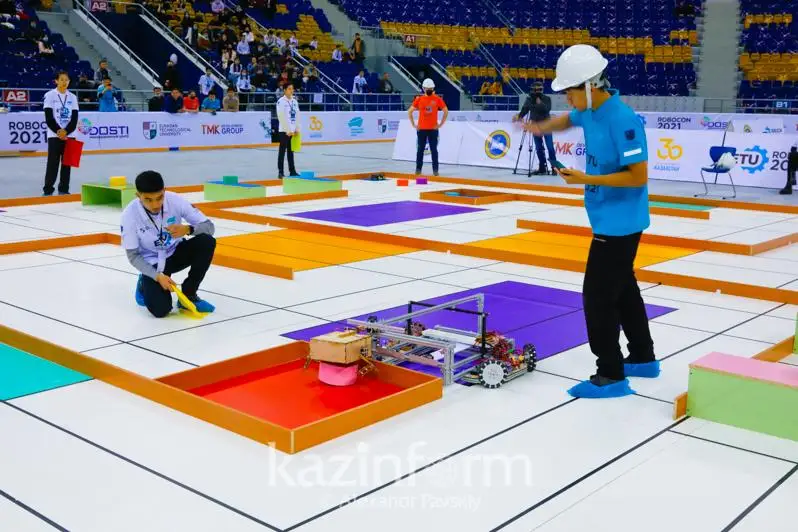 Соревнование роботов «ETU Robocon 2021» проходит в Алматы