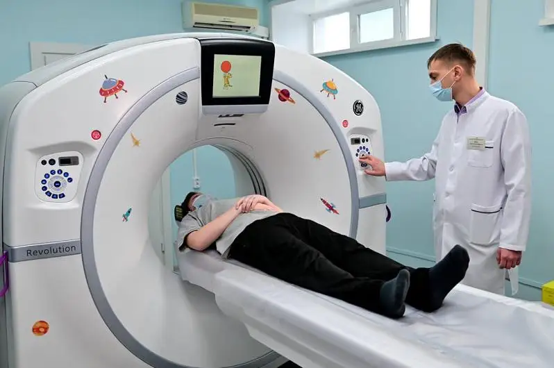 Новый компьютерный томограф запустили в детской больнице СКО