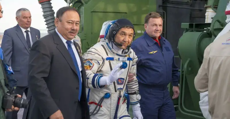 Айдын Аимбетов позвонил из космоса Талгату Мусабаеву