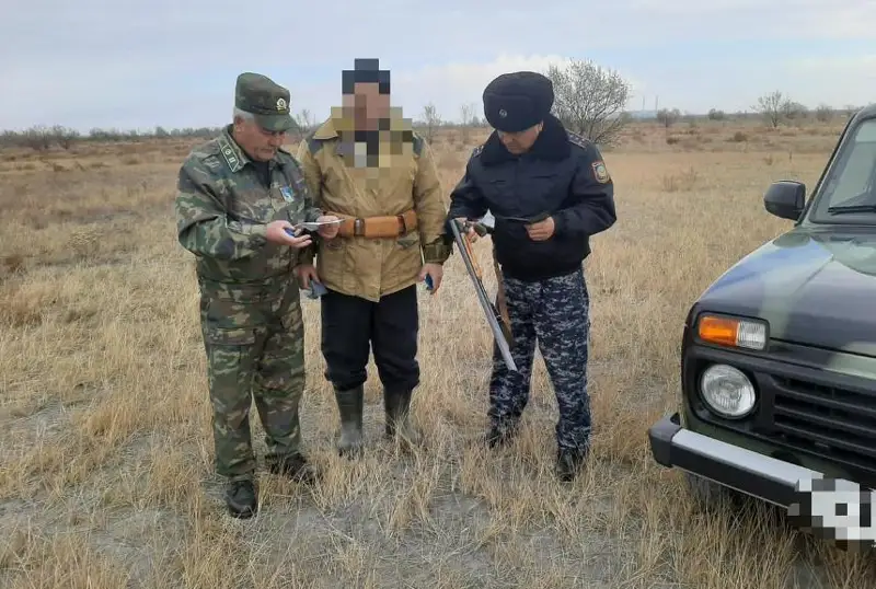 Незаконную охоту на пушного зверя выявили в Павлодарской области
