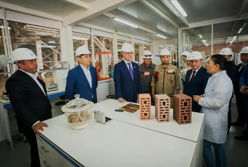 Новый кирпичный завод запущен в эксплуатацию в Акмолинской области