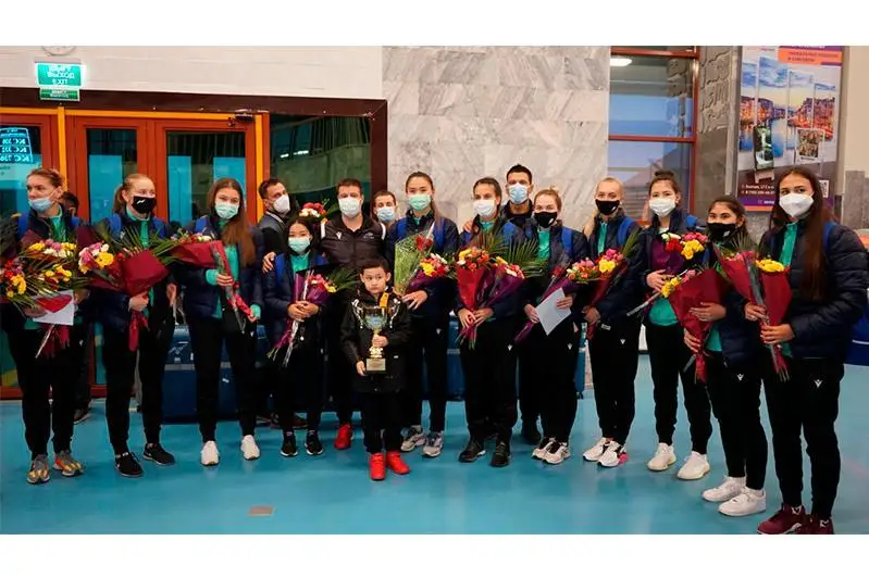 ۆولەيبولدان ازيا چەمپيونى اتانعان «التاي» كلۋبىن جانكۇيەرلەر قارسى الدى