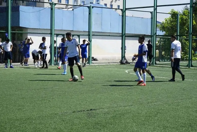 Футбольный турнир в честь 30-летия казахстанской полиции провели в Жамбылской области