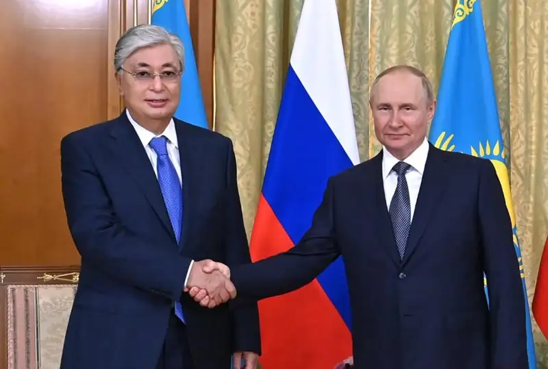Касым-Жомарт Токаев провел переговоры с Президентом РФ Владимиром Путиным