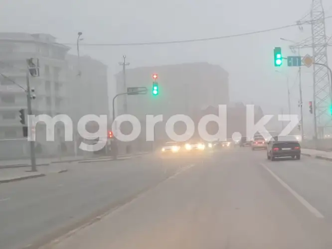 Пыльная буря накрыла Атырау