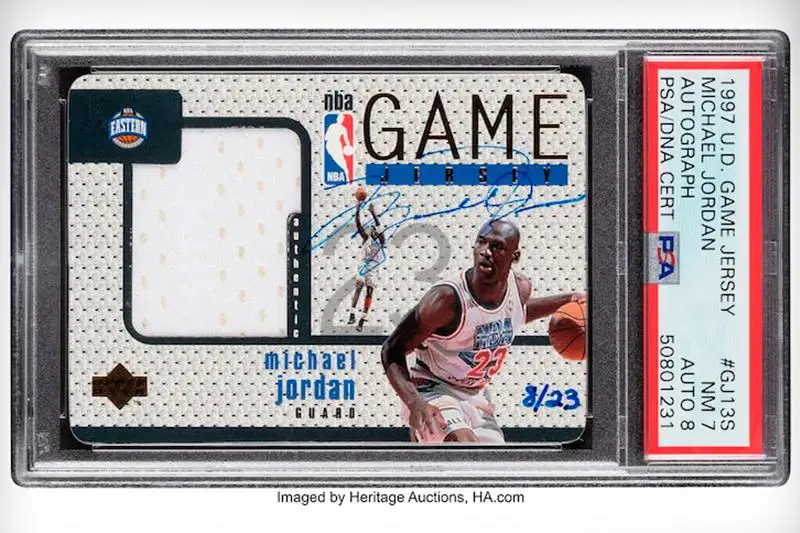 اتى اڭىزعا اينالعان باسكەتبولشىنىڭ قولتاڭباسى بار كارتوچكا 1,44 ميلليون دوللارعا ساتىلدى