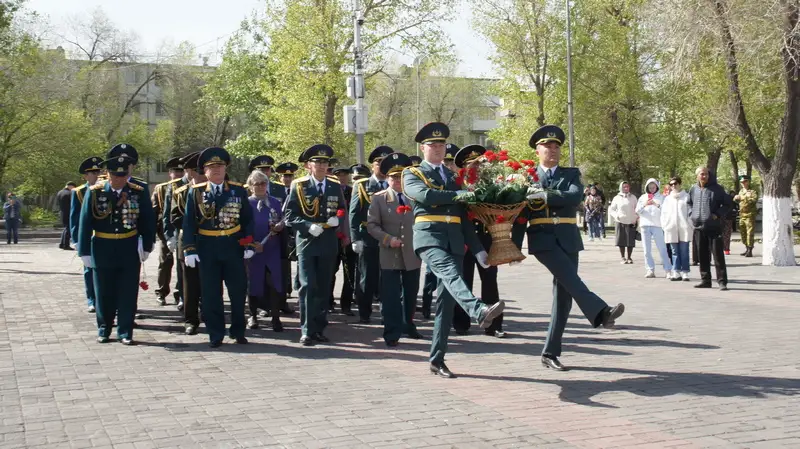 Память павших в ВОВ солдат почтили в Караганде